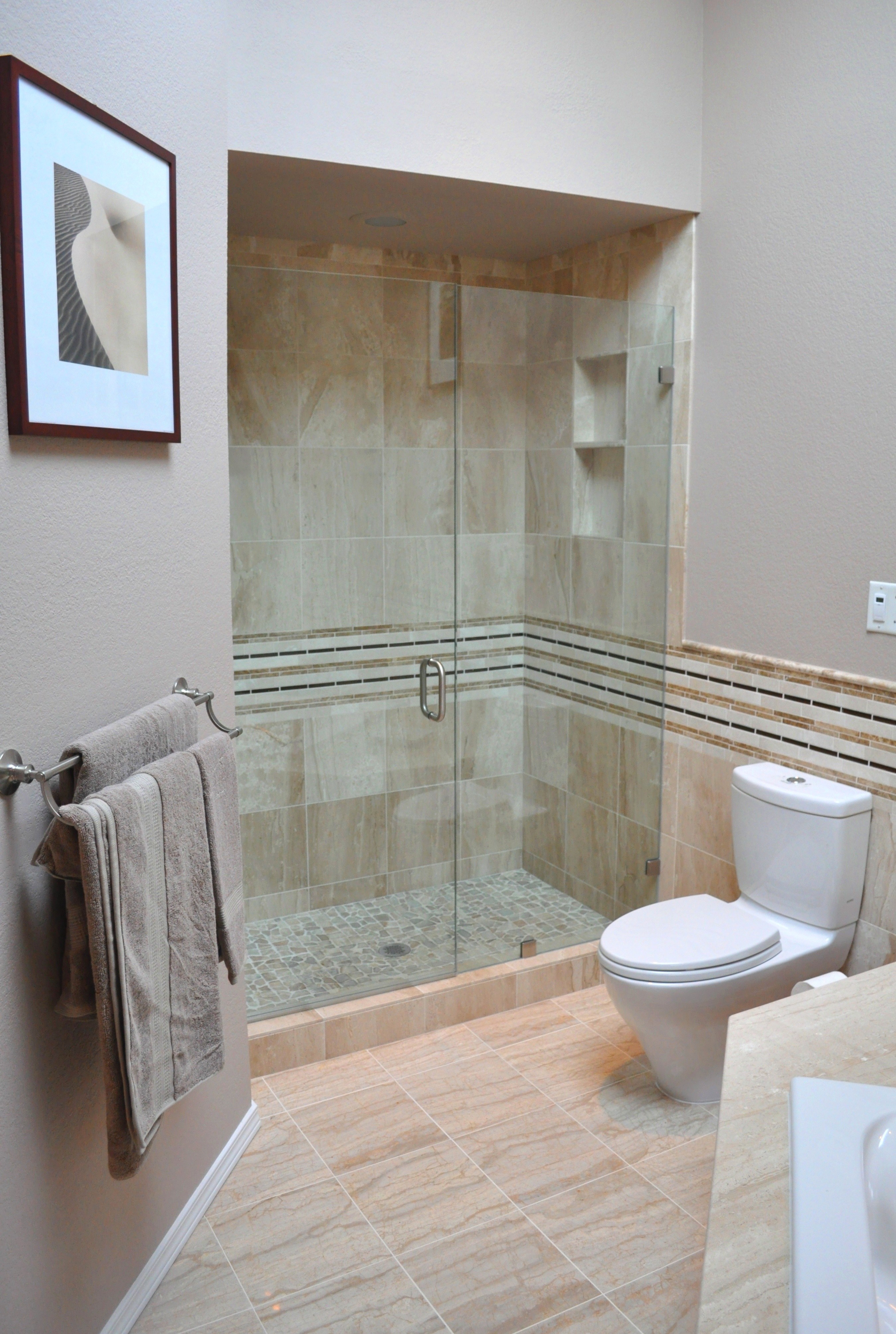 Half Bath with Stand Shower