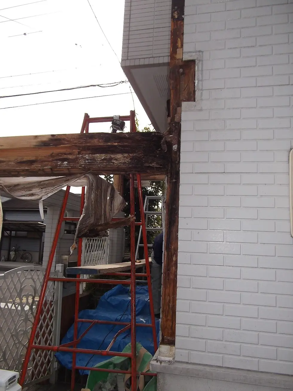 解体後に判明した木造住宅の深刻な腐食