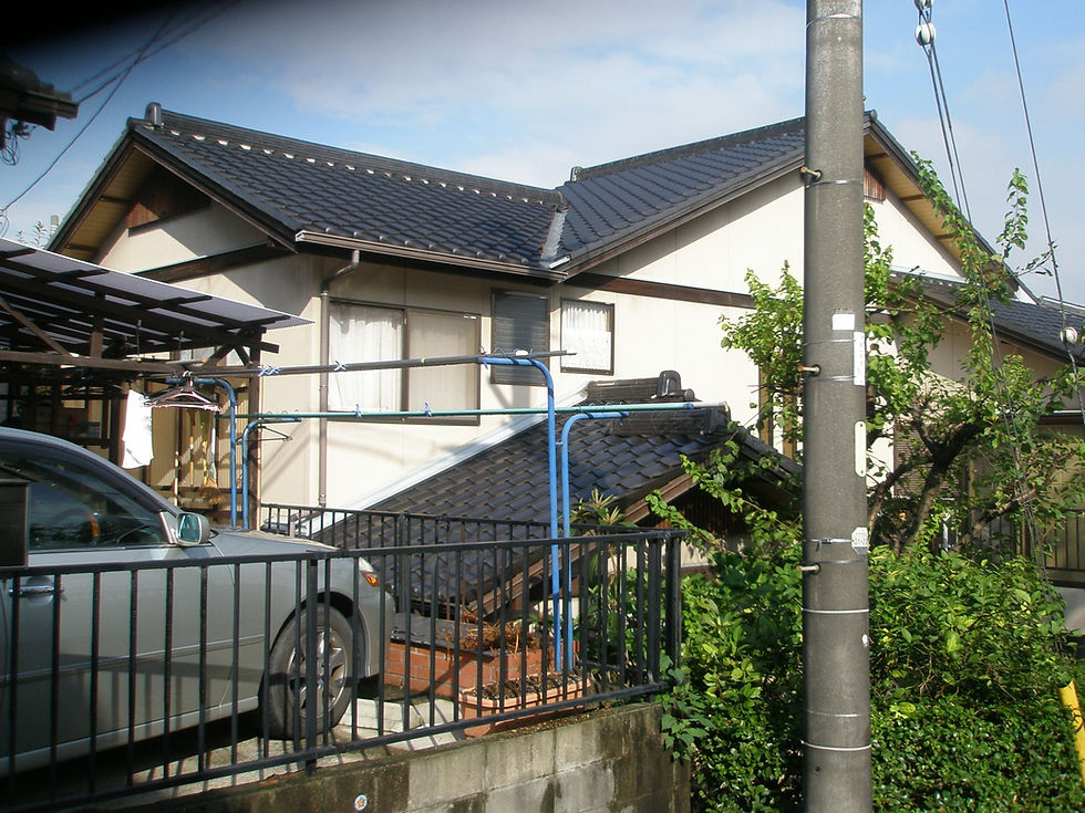 大府市の木造住宅外観と床傾き相談事例|既存住宅状況調査