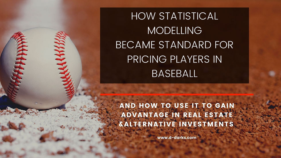 Introducing data driven financial risk management - what can we learn from baseball?