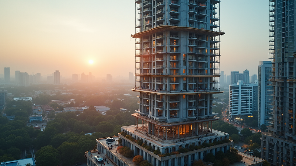 Oportunidades de lujo en bienes raíces en construcción