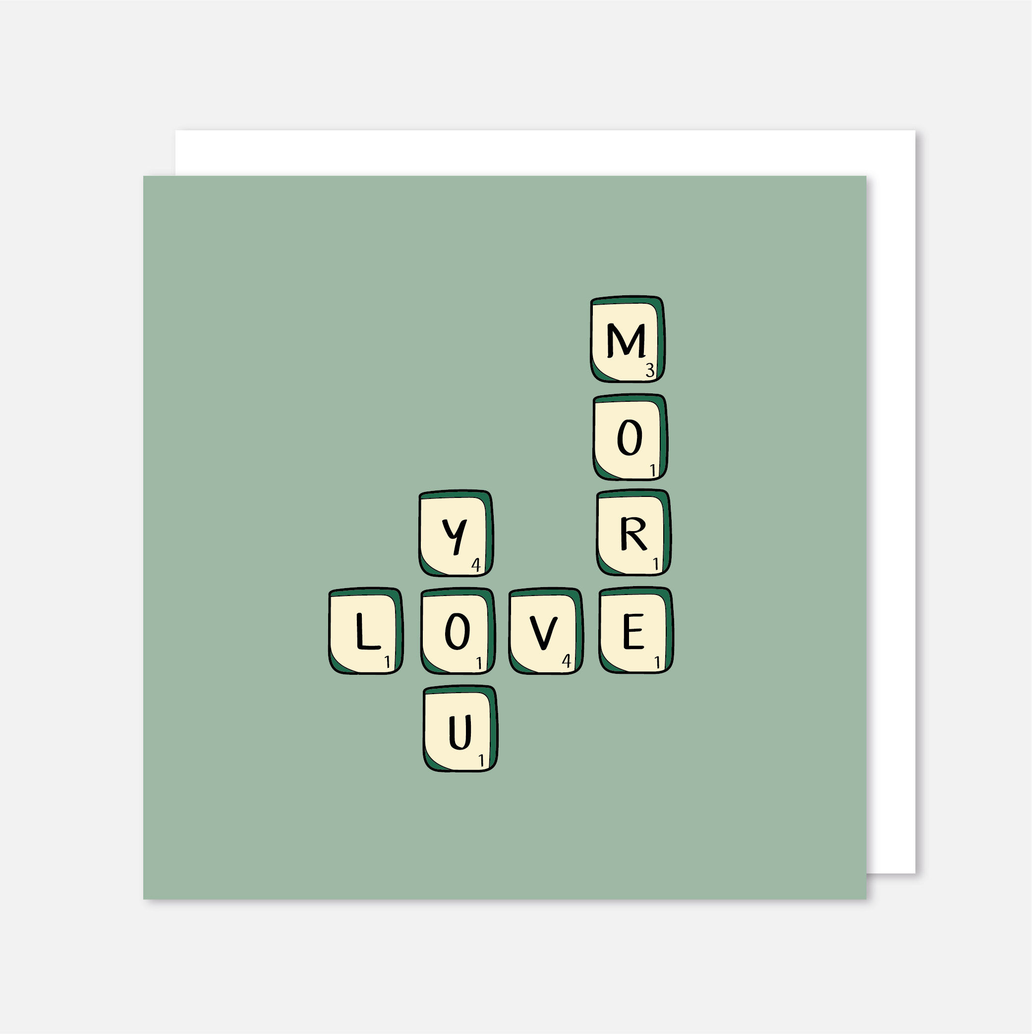 Love You More Scrabble