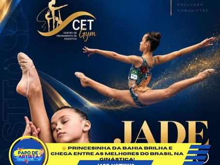 👑 Princesinha da Bahia brilha e chega entre as melhores do Brasil na Ginástica!