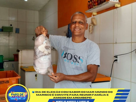 🗳️ DIA DE ELEIÇÃO COM SABOR DO MAR: