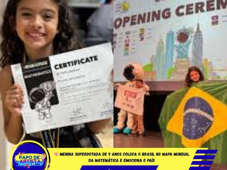 🧠 MENINA SUPERDOTADA DE 9 ANOS COLOCA O BRASIL NO MAPA MUNDIAL DA MATEMÁTICA E EMOCIONA O PAÍS