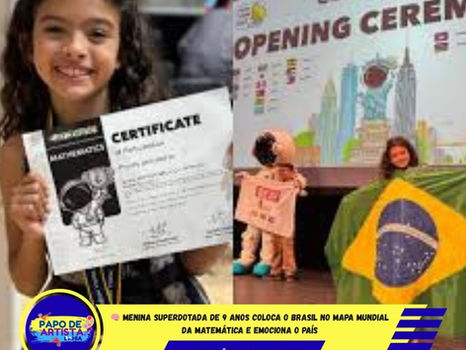 🧠 MENINA SUPERDOTADA DE 9 ANOS COLOCA O BRASIL NO MAPA MUNDIAL DA MATEMÁTICA E EMOCIONA O PAÍS