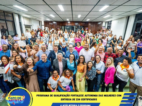 Programa de qualificação fortalece autonomia das mulheres com entrega de 234 certificados