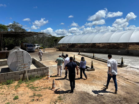 Limpec visita usina de compostagem industrial em Mata de São João