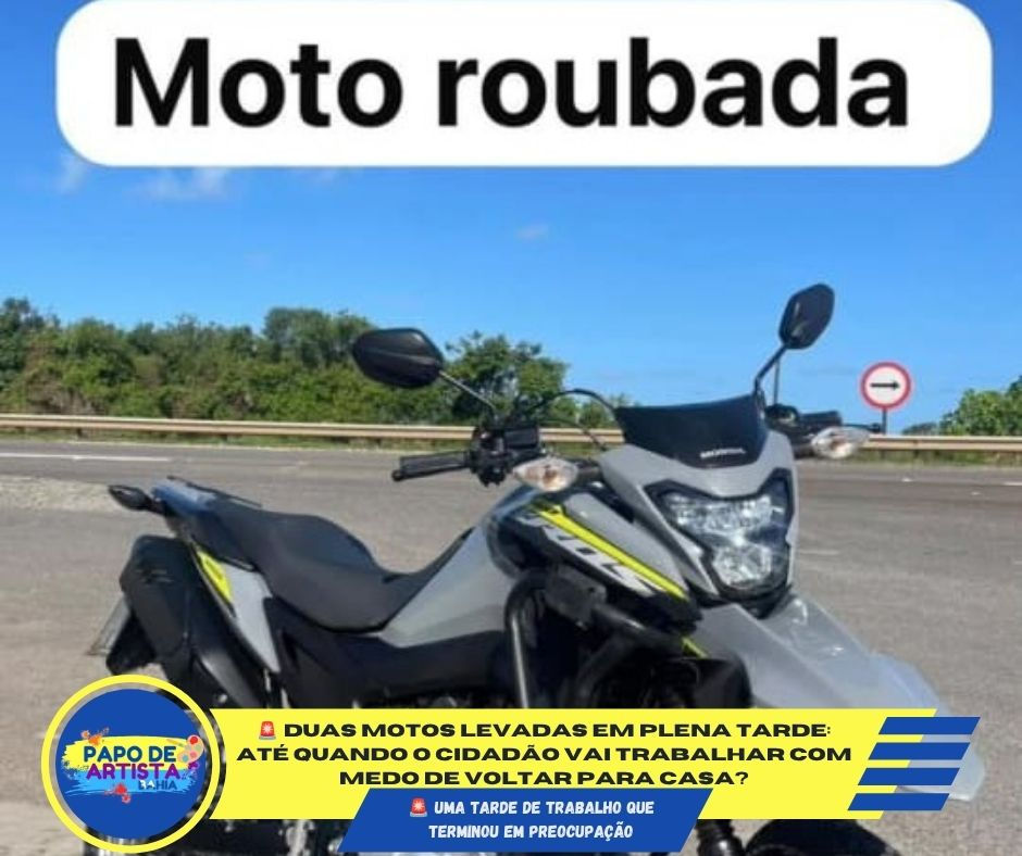 🚨 DUAS MOTOS LEVADAS EM PLENA TARDE: