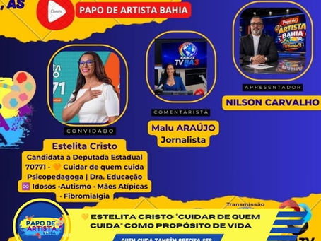 💛 ESTELITA CRISTO: “CUIDAR DE QUEM CUIDA” COMO PROPÓSITO DE VIDA