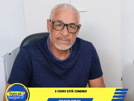 0 couro está comendo