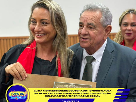 Luzia Moraes recebe Doutorado Honoris Causa na ALBA