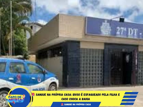 🚨 SANGUE NA PRÓPRIA CASA: