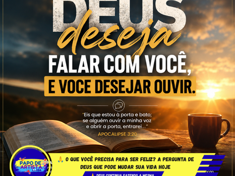 🙏 O QUE VOCÊ PRECISA PARA SER FELIZ?