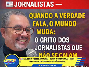 🚨📰 PARABÉNS A TODOS OS JORNALISTAS — QUANDO A VERDADE FALA, O MUNDO MUDA: