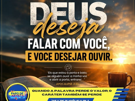 QUANDO A PALAVRA PERDE O VALOR, O CARÁTER TAMBÉM SE PERDE