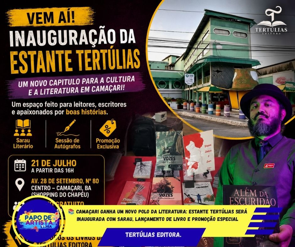 📚 Camaçari Ganha um Novo Polo da Literatura: 