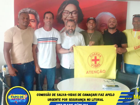 Comissão de Salva-Vidas de Camaçari faz apelo urgente por segurança no litoral