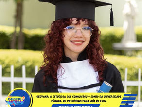 Geovana: A Estudiosa que Conquistou o Sonho da Universidade Pública, de Petrópolis para Juiz de Fora