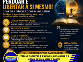 PERDOAR É LIBERTAR A SI MESMO: 