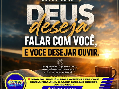 ❤️ QUANDO NINGUÉM MAIS ACREDITA EM VOCÊ, DEUS AINDA AMA: