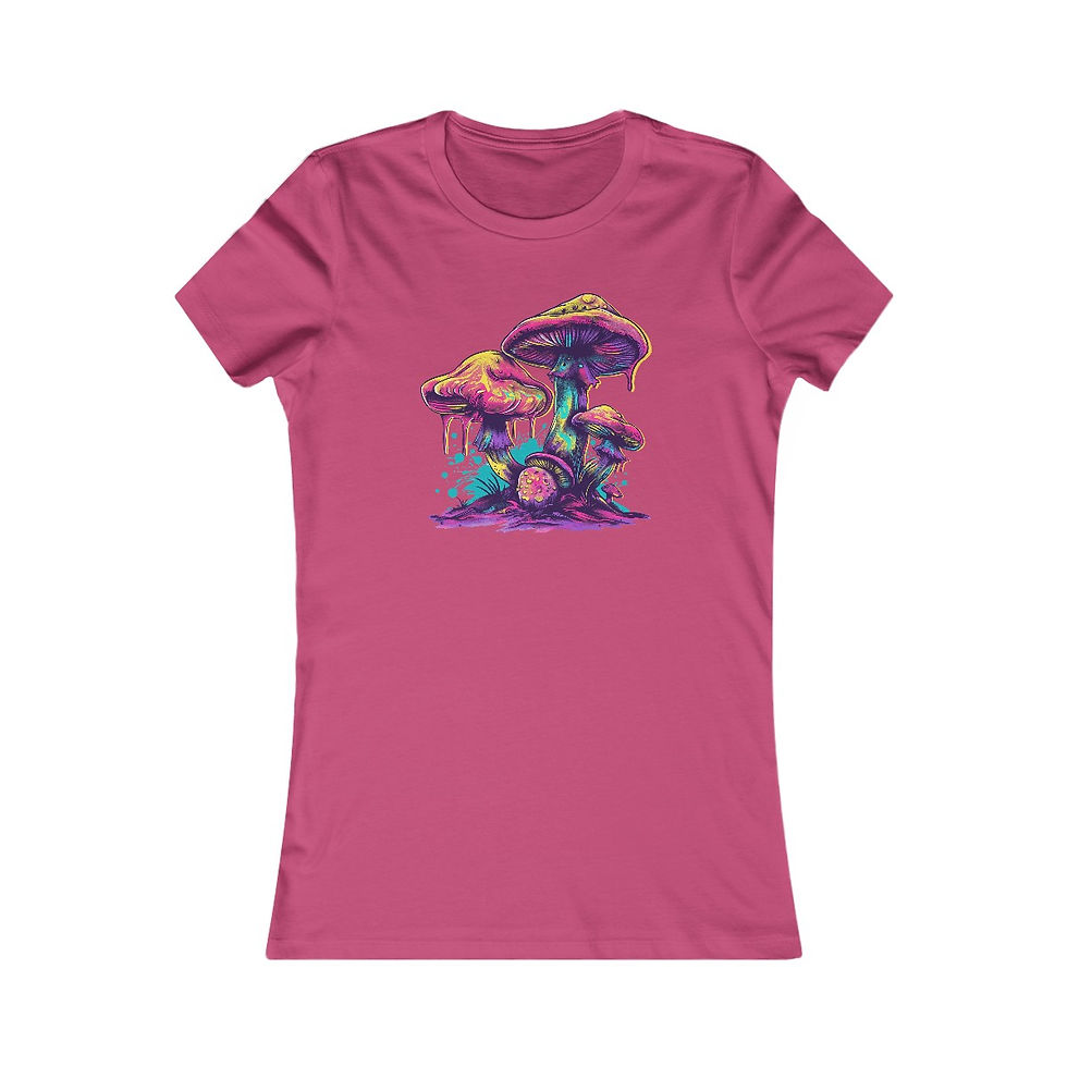 Psychedelic Mushrooms T-Shirt | Women's Tee