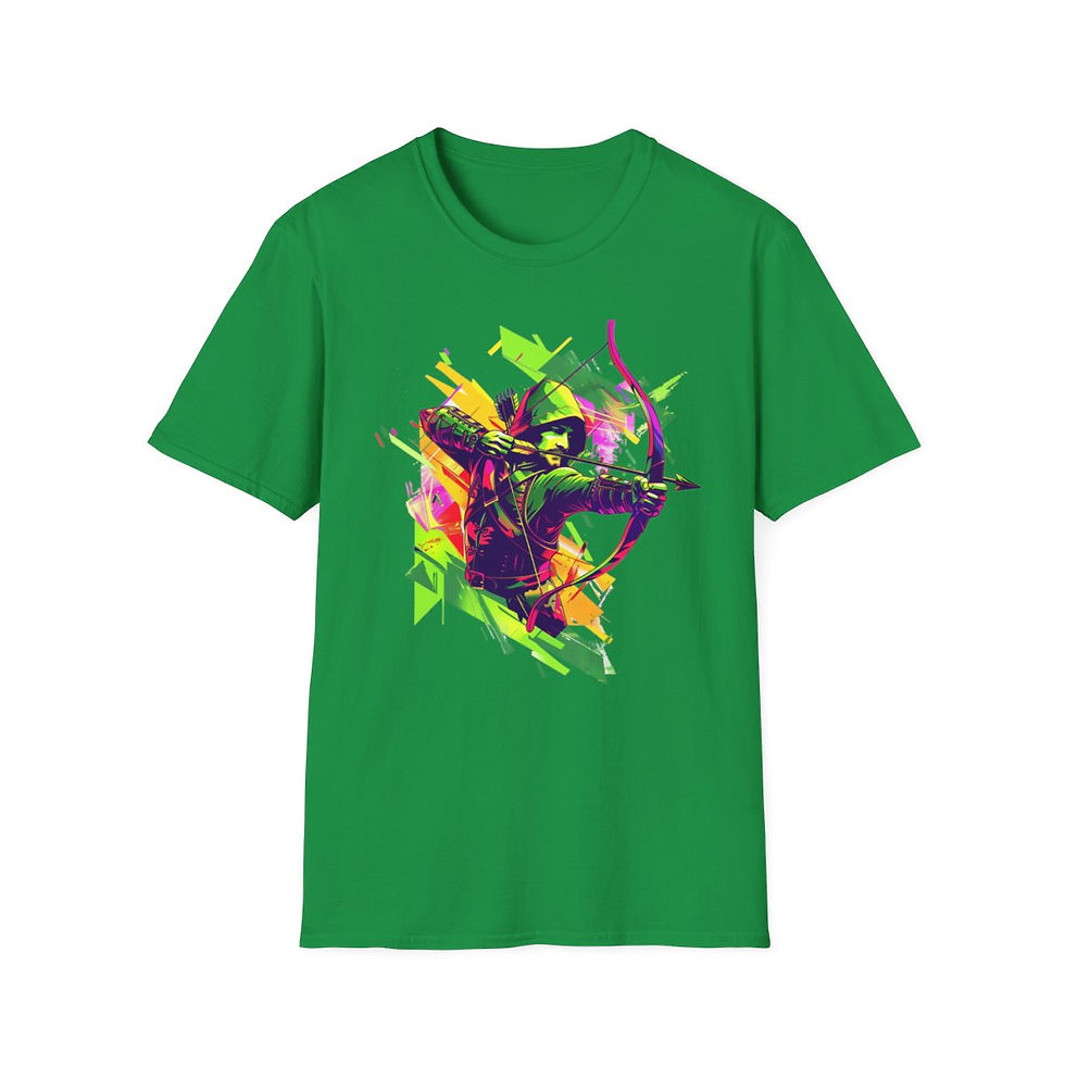 Thumbnail: Neon Robin Hood T-Shirt | Unisex