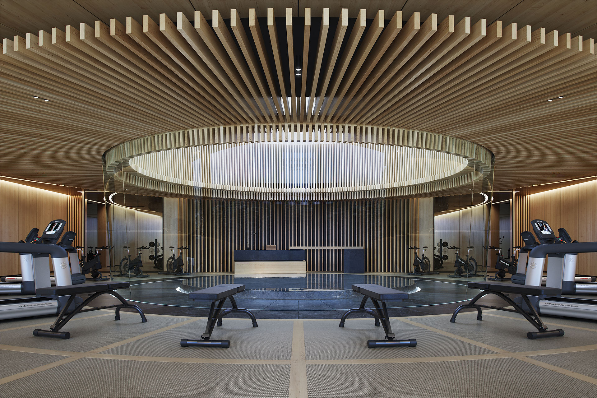 Gym at Nobu Condos 