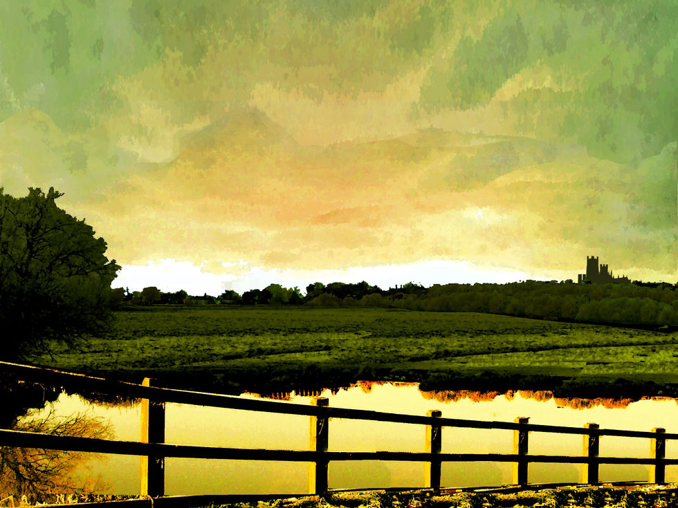 51 Sunset in the Fens