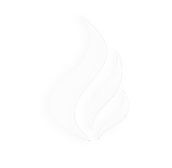 Beyond Marketing & Web Design white flame logo symbol