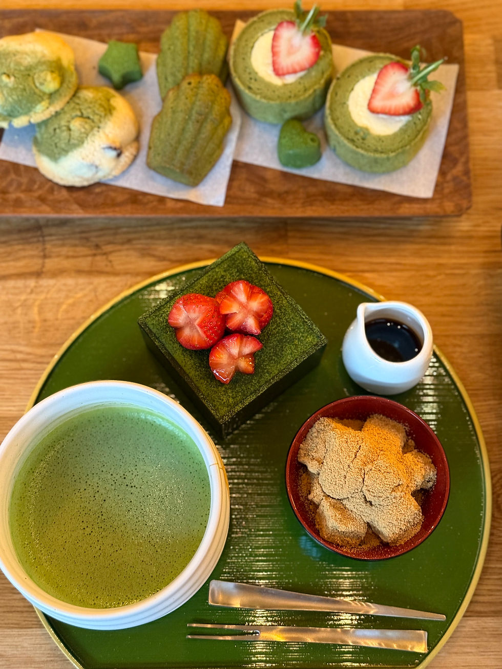 Organic Ceremonial Matcha & desserts