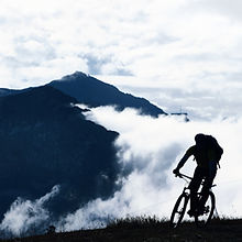 Mountain Biking in the Fog