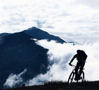 Mountain Biking in the Fog