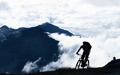 Mountain Biking in the Fog