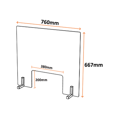 Freestanding Sneeze Guards