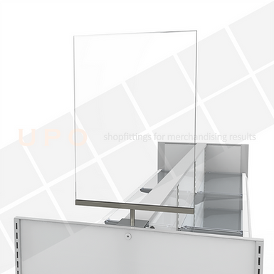 Gondola End Sign Holder - Ticket Clamp 65mm