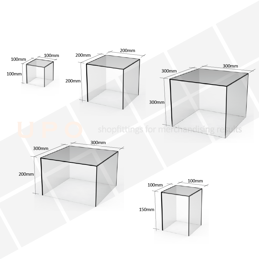 Acrylic Cubes for Display