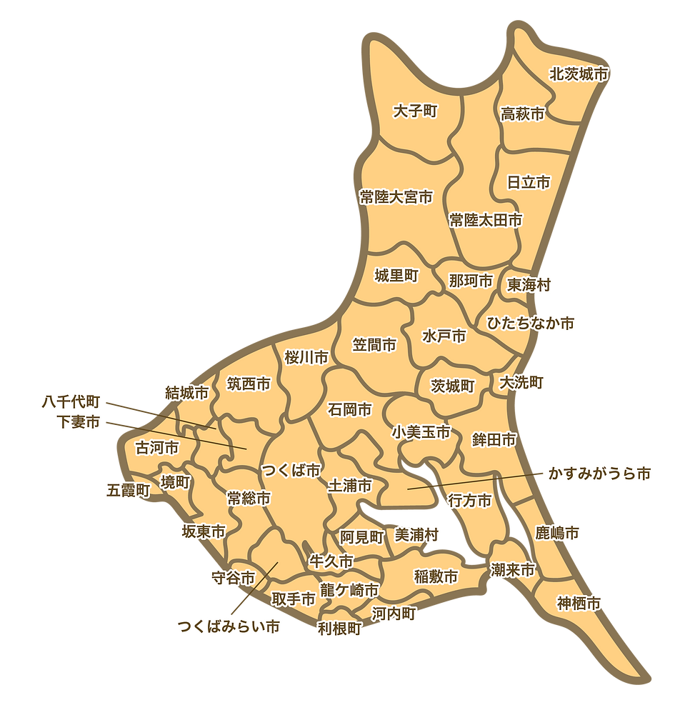 茨城県地図