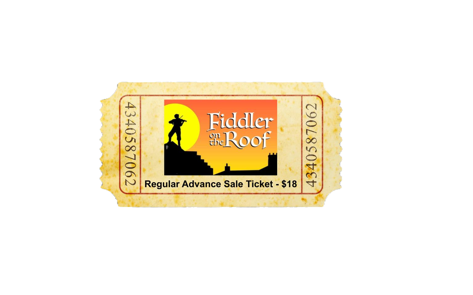 Fiddler on the Roof -  Regular Advance Sale Ticket - Thursday 11/14/24 7