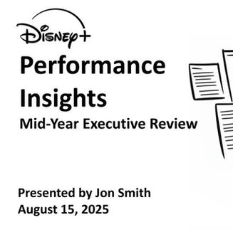DEMO - Disney+ Performance Insights Mid-Year Executive Review