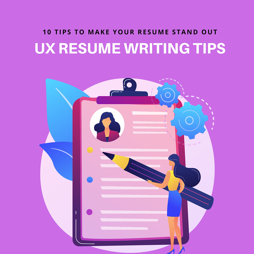 UX Resume Writing Tips