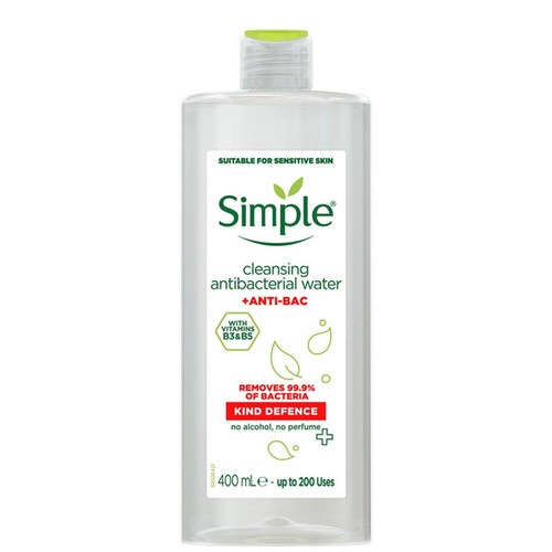 anti bac water Simple Kind Defence Anti-Bac Micellar Cleansing Water