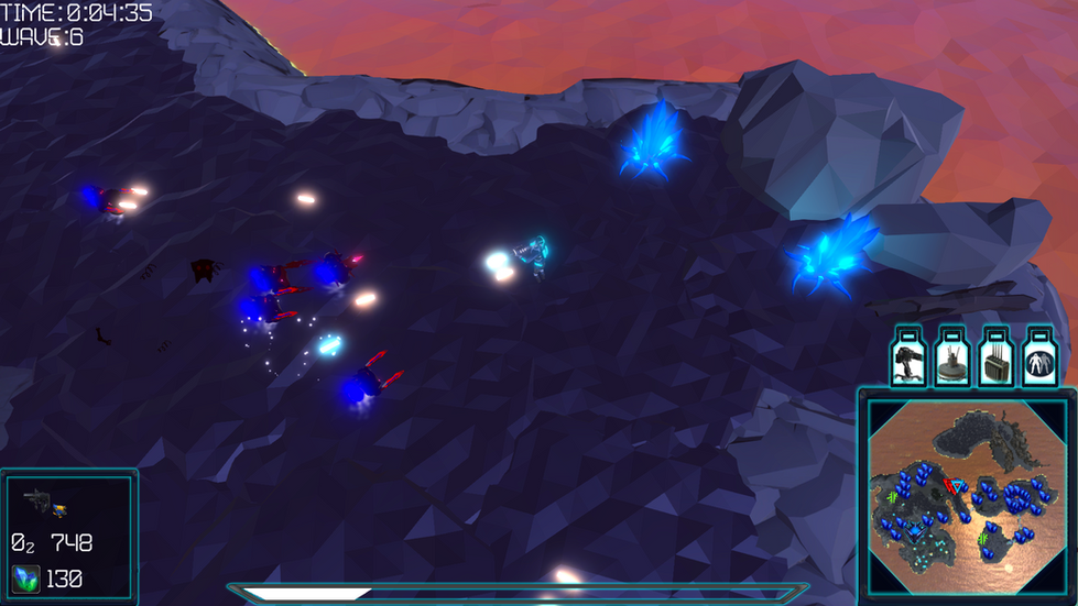 Space Harvest: Shooting Drones