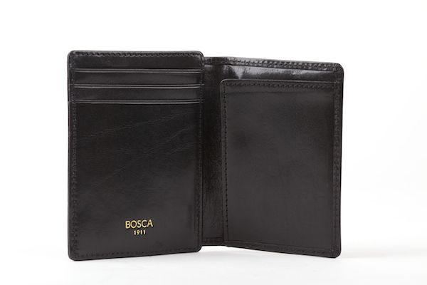 Thumbnail: Bosca Front Pocket ID Wallet Black inside