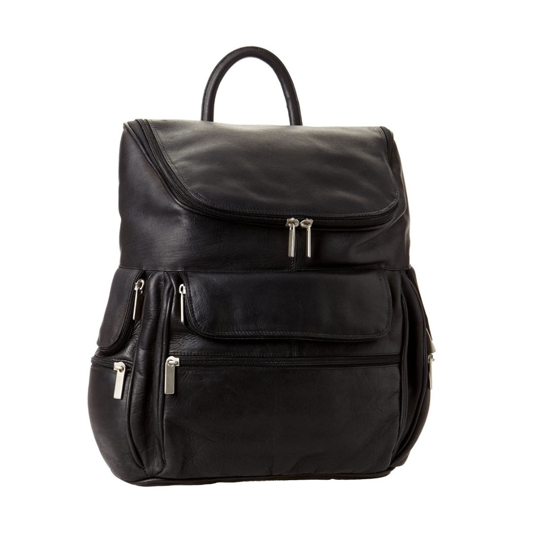 David King & Co. Large Computer Backpack in Black front