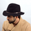Thumbnail: Bailey 1922 Jackman in Black side view on model