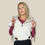Thumbnail: Belle Fare-New York Faux Mink Hooded Vest in White front on model