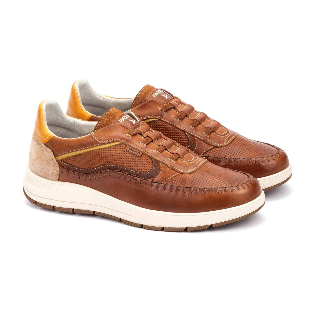 Pikolinos-Spain Salamanca Trainers in Cuero side profile