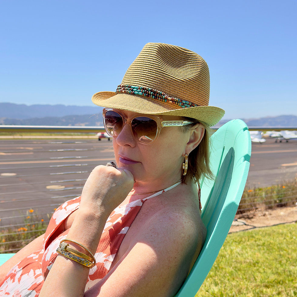 Our Own Private Label Beaded Fedora natural on model