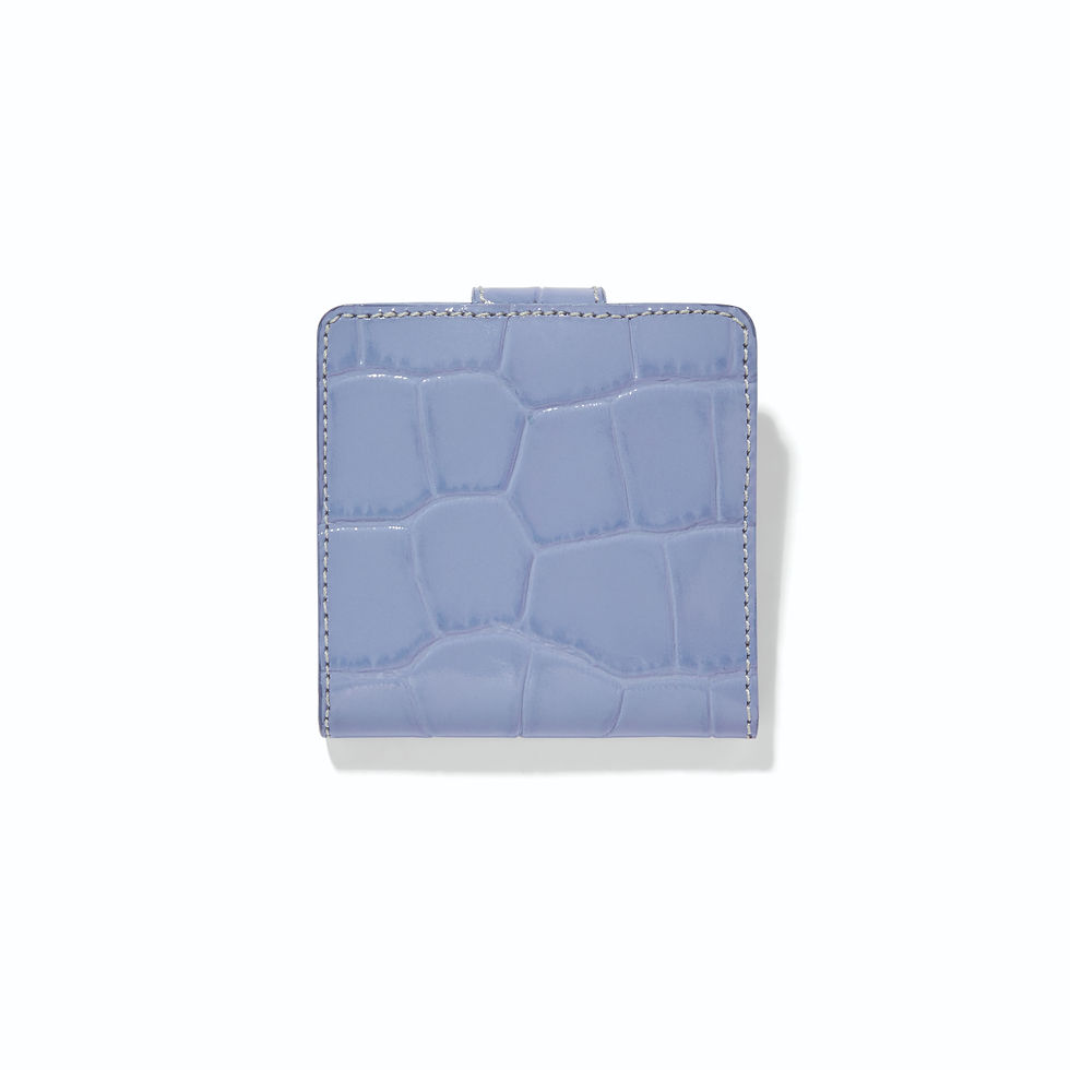 Thumbnail: Brighton Everbloom Snappy Mirror in Iris back